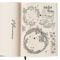 Ciao Bella Clear Stamp Set 6"x8" Wreaths & Mulled Wine