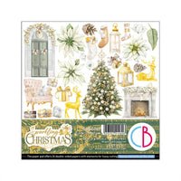 Ciao Bella Sparkling Christmas Fussy Cut Pad 6"x6" 24/Pkg
