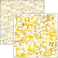 Ciao Bella Sparkling Christmas Fussy Cut Pad 6"x6" 24/Pkg