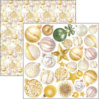 Ciao Bella Sparkling Christmas Fussy Cut Pad 6"x6" 24/Pkg