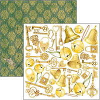 Ciao Bella Sparkling Christmas Fussy Cut Pad 6"x6" 24/Pkg
