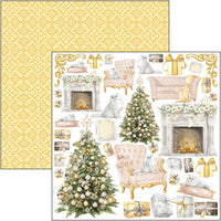 Ciao Bella Sparkling Christmas Fussy Cut Pad 6"x6" 24/Pkg
