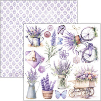 Morning In Provence Fussy Cut Pad 6"x6" 24/Pkg