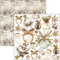 Winter Season Fussy Cut Pad 6"x6" 24/Pkg