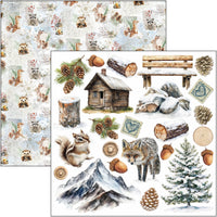 Forest Tales Fussy Cut Pad 6"x6" 24/Pkg