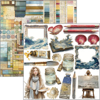 An Artist Journey Fussy Cut Pad 6"x6" 24/Pkg