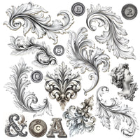 Typographic Fussy Cut Pad 6"x6" 24/Pkg