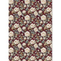 Rice Paper A5 MIXED 8/Pkg Bohemian Burgundy