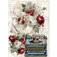 Rice Paper A5 MIXED 8/Pkg Bohemian Burgundy