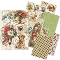 Rice Paper A5 MIXED 8/Pkg Cozy Christmas