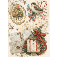 Rice Paper A5 MIXED 8/Pkg Cozy Christmas