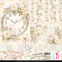Always & Forever Patterns Pad 12x12 8/Pkg