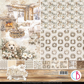 Winter Season Patterns Pad 12"x12" 8/Pkg