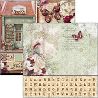 Book Lovers Patterns Pad 12"x12" 8/Pkg