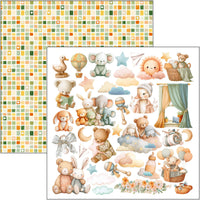 Lunibloom Patterns Pad 12"x12" 8/Pkg