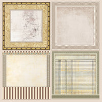Typographic Patterns Pad 12"x12" 8/Pkg