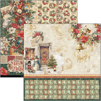 Merry & Bright Patterns Pad 12"x12" 8/Pkg