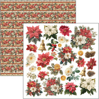 Merry & Bright Patterns Pad 12"x12" 8/Pkg