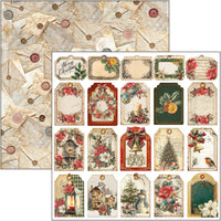 Merry & Bright Patterns Pad 12"x12" 8/Pkg