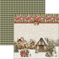 Merry & Bright Patterns Pad 12"x12" 8/Pkg