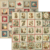 Merry & Bright Patterns Pad 12"x12" 8/Pkg