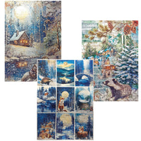 Deluxe Paper Silver & Vellum Dual Pack A4 MIXED 6/Pkg Forest Tales