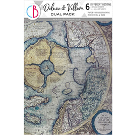 Deluxe Paper Silver & Vellum Dual Pack A4 MIXED 6/Pkg An Artist Journey