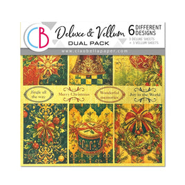 Deluxe Paper Gold & Vellum Dual Pack MIXED 6/Pkg Toy Shop