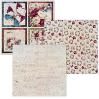 Bohemian Burgundy Deluxe Paper Pearl-Copper & Vellum Dual Pack 6"x6" MIXED 6/Pkg