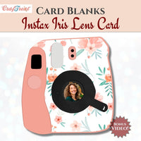 CrafTreat Card Blanks - Instax Iris Lens Card