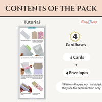 CrafTreat Card Blanks - Double Slider Card