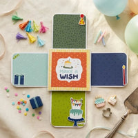 CrafTreat Card Blanks - Quadruple Slider Card - White - 3 Sets