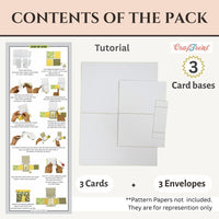 CrafTreat Card Blank - House Side Pop-out Card