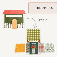 CrafTreat Card Blank - House Side Pop-out Card