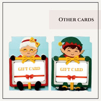 CrafTreat Gift Card Holder Cards - Santa Family