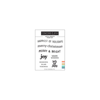 Joyful Wreath - Clear Stamp