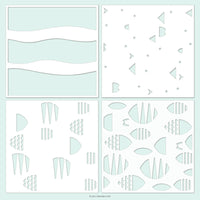 Fish Friends (4pc) - Stencil Pack