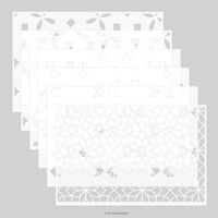 Cara Medallion (6pc) - Stencil Pack