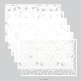 Cara Medallion (6pc) - Stencil Pack