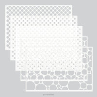 Dots on Dots (5pc) - Stencil Pack