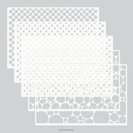 Dots on Dots (5pc) - Stencil Pack