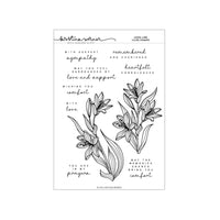 Long Line Lilies - Clear Stamp
