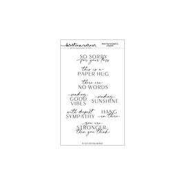 Written Words 2 - Clear Stamp