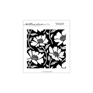 Aubrey Blooms Background - Clear Stamp