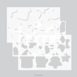 Stencil Pack, Gingerbread Cookies (3pc)