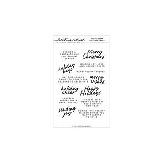 Clear Stamp, Holiday Cheer Greetings