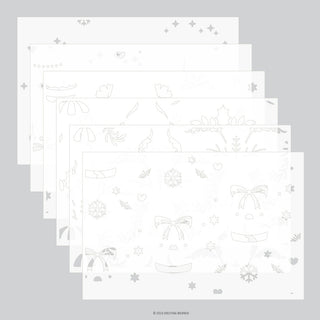 Stencil Pack, Ornamental Christmas (6pc)