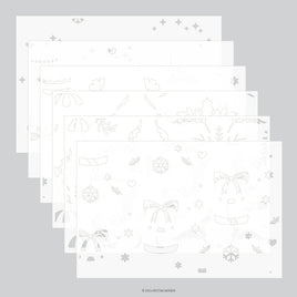 Stencil Pack, Ornamental Christmas (6pc)