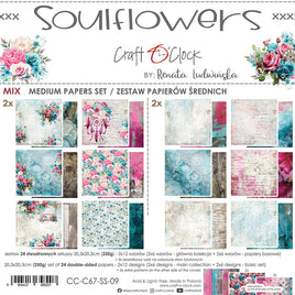 Soulflowers - 8X8 Mix Paper Pad