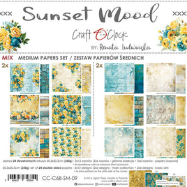 Sunset Mood - 8X8 Mix Paper Pad